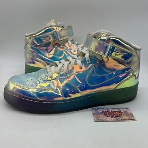 Size 10.5 - Nike Air Force 1 Mid Iridescent ID (779425-991)