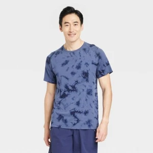 All in Motion Men's Short Sleeve Seamless T-Shirt, Blue, Size S, NWT - Picture 1 of 5