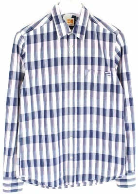 HUGO BOSS Orange Label Cielonero Shirt Men's MEDIUM Casual Plaid Button Up - Image 1 of 4