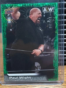 2022 Upper Deck AEW - Paul Wight 23 - Green Pyro /399 The Big Show - Picture 1 of 2