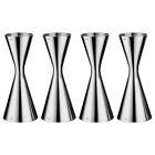 4X Stainless Steel Measure Cup  Head Bar Party Wine Cocktail Shaker Jigger2543