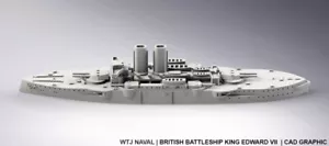 1:700 HMS King Edward VII - Bild 1 von 2