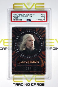 Graded Game of Thrones Card - #L37 2021 Viserys Targaryen - Laser - PSA 9 - Picture 1 of 2