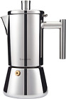 Easyworkz Diego Stovetop Espresso Maker Stainless Steel Italian Coffee Machine M