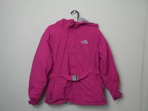 The North Face Hyvent 550 Down Pink Puffer Jacket Girls Size Large 14-16Y (P133) - Picture 1 of 9