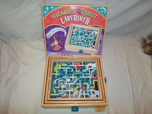 100% Complete ! Wizard Quest Labyrinth Maze Board Mable Game Dragon Owl Unicorn - Picture 1 of 12