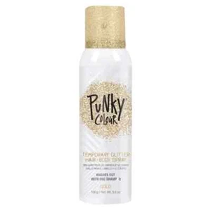 Punky Temporary Hair and Body Glitter Spray, Gold - Lightweight Shimmery - Picture 1 of 6