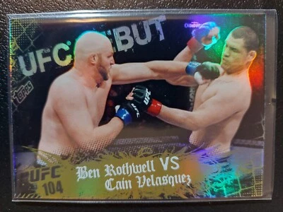 Ben Rothwell vs Cain Velasquez #140 2010 UFC Main Event Thick Gold Parallel - Image 1 of 2
