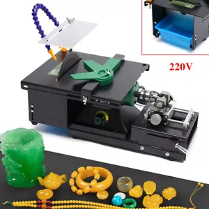 Gem Faceting Device Jade Stone Cutting Carving Punch Machine Jewelry Polisher - Picture 1 of 21