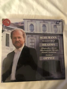 Sealed Laserdisc: Oppitz - Schumann - Carnaval OP. 9 - Brahms - Rhapsodies - RCA - Foto 1 di 2