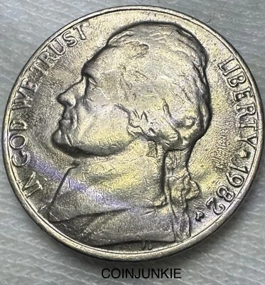 1982 P Jefferson Nickel-DDR-IMPROPER ALLOY-STRIKING COIN! 🔥 - Image 1 of 2