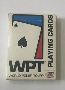 World Poker Tour Playing Cards Red White & Blue Excellent Condition - Picture 1 of 2