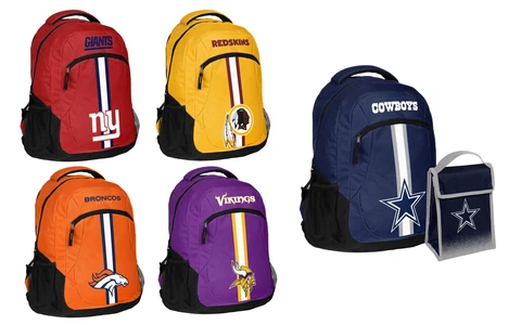 NFL Foco Team Sports Men's Football Backpack  All Teams Cover
