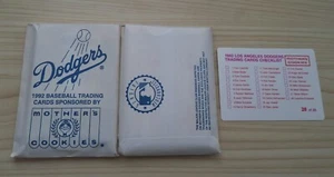 Mother's Cookies 1992 Los Angeles Dodgers Team Set Pack - Imagen 1 de 2