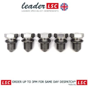5x Oil Pan Sump Plugs Audi A3 1996 to 2017 N90813201 New - Picture 1 of 12