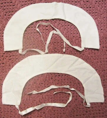 Juego de 2 collares de doble cara de cinta blanca para cuello accesorios Foto 1 de 4