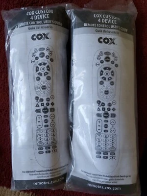 2 Cisco Cox Universal Remote Control URC-8820-CISCO for DVD TV Cable AUX - Image 1 of 2