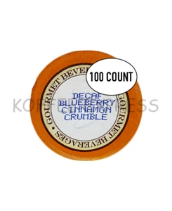 Blueberry Cinnamon Crumble Decaffeinated Ground Coffee, 100 Single Serve Cups - Picture 1 of 4