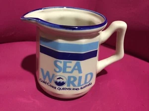Vintage Sea World Ceramic Milk Jug Souvenir Gold Coast Australia Nice Condition - Picture 1 of 6