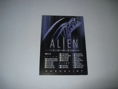 ALIEN Legacy Checklist Card #90 Ex to Ex+ 1998 Inkworks - Image 1 of 2