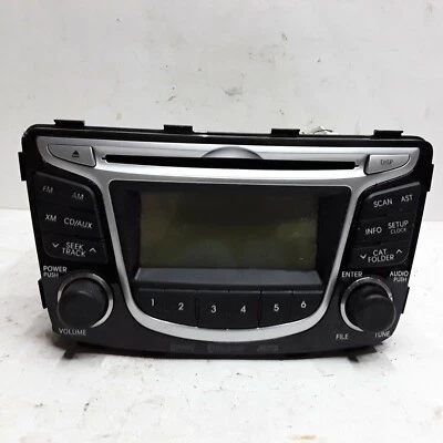 12 13 14 现代口音调幅调频 XM CD 收音机接收器带蓝牙 96170-1R150GU  — 第 1/4 张图片