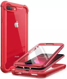 i-Blason For iPhone 8 Plus / 7 Plus, Bumper Case Built-in Screen Protector Cover - Picture 1 of 30
