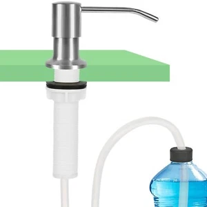 Soap Dispenser for Kitchen Sink Premium Built in Sink Soap Dispenser Brushed ... - Picture 1 of 7