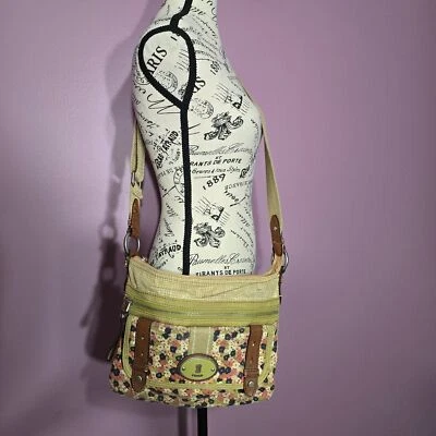 Fossil vintage  crossbody floral fabric handbag Boho Hippie - Image 1 of 4