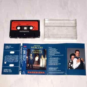 Freddie Mercury Queen and Montserrat Caballe 1988 Barcelona Taiwan Cassette Tape - Picture 1 of 6