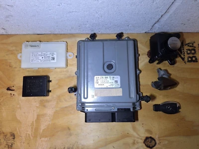 Mercedes SL400 AMG R231 2017 Juego de llaveros Motor ECU Bloqueo Barril Módulo de alarma Foto 1 de 4