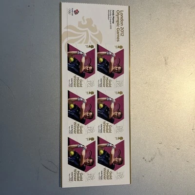 London 2012 Gold Medal Winners Stamps Andy Murray - Image 1 of 3