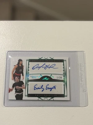 2023 Leaf Trinity Destanni Henderson Emily Engstler Dual Auto /20 Green (DT) - Image 1 of 3