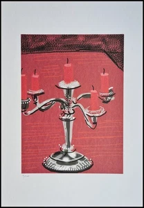 DAVID HOCKNEY * Five Candles * 50 x 35 cm * signed lithograph * limited # 16/500 - Bild 1 von 7