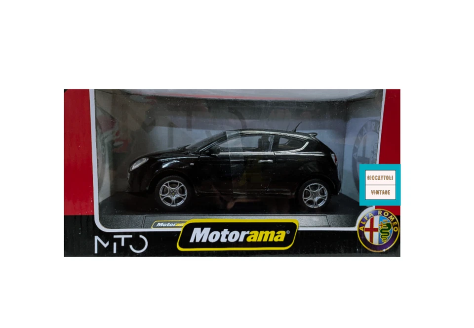 Alfa Mito - SCALA 1:24/MOTORAMA NUOVA DIECAST METAL _ NUOVO  - Immagine 1 di 2