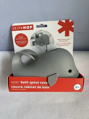 Cubierta protectora de caño de baño Skip Hop Moby, nueva, gris Foto 1 de 4