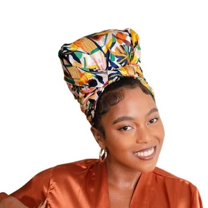 Charmeuse Satin Prefolded Head Scarf, Double Layered Satin Bandana for Women,... - Picture 1 of 6
