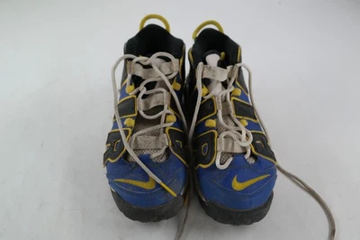 Nike Air More Uptempo GS Talla 5.5Y Peace Love Baloncesto Azul Amarillo DC7300 400 Foto 1 de 4