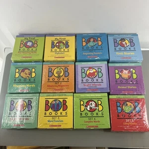 Bob Books Complete Sets Collection 12 Sets- Set 1, 2, 3, 4, 5, & More Paperback - Picture 1 of 7