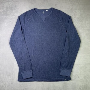 AG Adriano Goldschmied Shirt Herren M blau Rundhals Pullover Raglan LS Made in USA - Bild 1 von 6