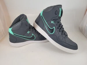 Nike Son of Force Size 11 Mid Grey Teal 616281-030 - VG - Picture 1 of 11