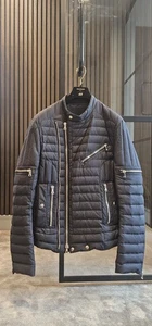 BALMAIN - BIKER QUILTED JACKET XL / 52 RED - Picture 1 of 6