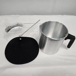 Kerzenherstellung Handwerkzeuge Gießen Topf Docht Halter Löffel Anti Verbrüh Pad Neu im Karton  - Bild 1 von 7