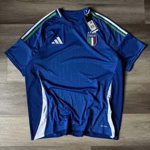 100 $ Adidas Italien 2024 Heim Fußball Football blau Trikot IN0657 Herren Größe XXL NEU - Bild 1 von 4
