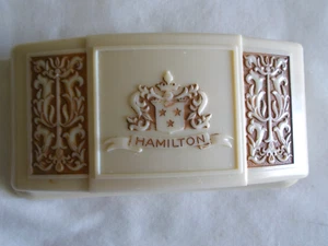 VINTAGE CELLULOID HAMILTON PRESENTATION WATCH BOX - Picture 1 of 6