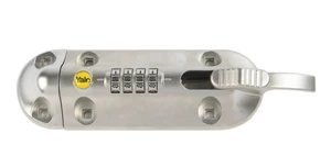 YALE COMBINATION BOLT / LOCK 150mm - GARAGE, SHED, GATE - SILVER (ZINC) - NEW - Picture 1 of 5