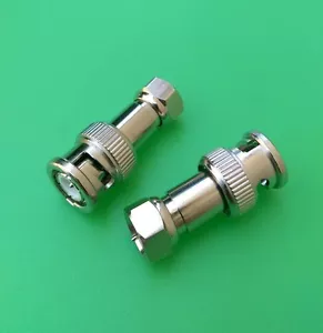 (2 Stück) BNC-Stecker auf F-Stecker - USA Verkäufer - Bild 1 von 2