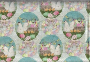 Tela Pascua 45" 100% Algodón "Cesta Todo en Uno" por 3 Wishes Fabric - Imagen 1 de 1