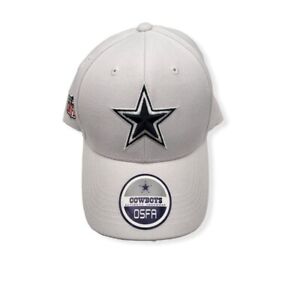 Dallas Cowboys Basic White Wool Sideline On Field Adjustable Hat Cap