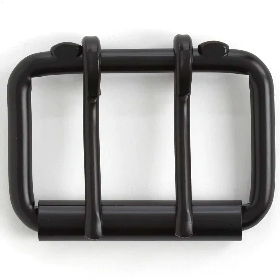 Tandy 皮革双管滚扣垫黑色 2 英寸 1532-03 — 第 1/1 张图片