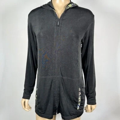 Chico’s Travelers Women’s Size 0 (Small) Slinky Full Zip Hooded Jacket - Image 1 of 4